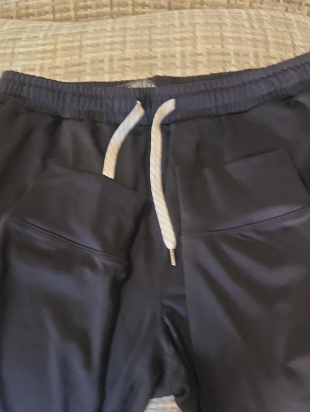 N/A black drawstring